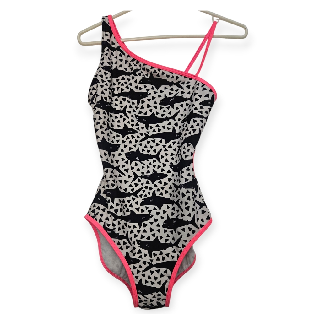 One-piece Swimsuit With Shark Print By Art Class Girls XL